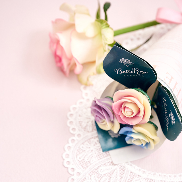 チョコレート,薔薇チョコレート,バレンタイン,ベルローズ・ボヌール